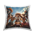 thumbnail image 1 of Stupell Industries Funny Wiener Dog Selfie 18" x 18" Novelty & Humor Print Polyester Throw Pillow, Zip Closure 1 Count, 1 of 6