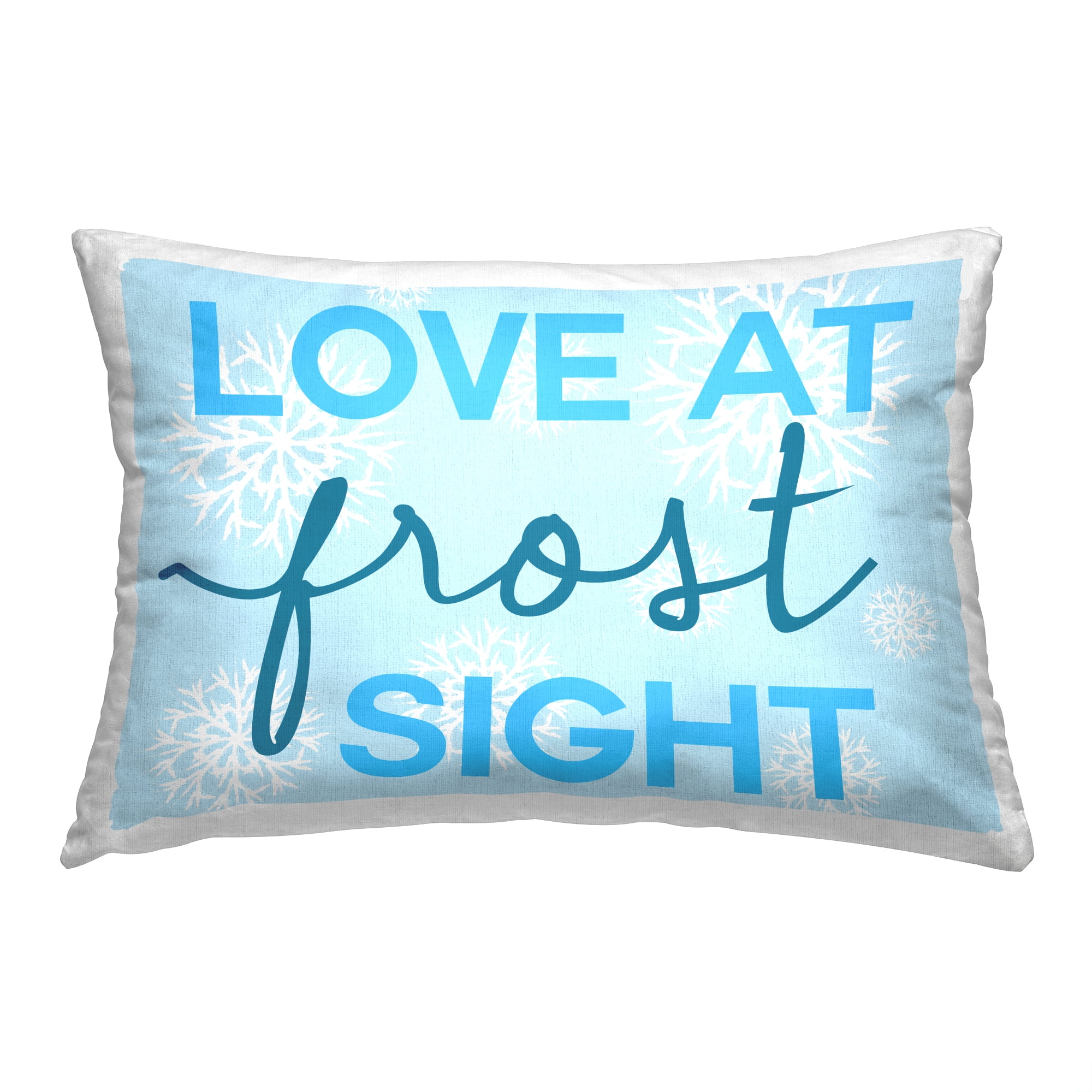 Stupell Industries Funny Winter Love Pun Decorative Printed Throw Pillow, 14 x 20
