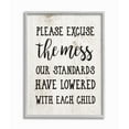 thumbnail image 1 of Stupell Industries Funny Word Home Family Textured Design Gray Farmhouse Rustic Framed Giclee Texturized Art by Daphne Polselli, 1 of 3