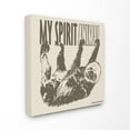 thumbnail image 1 of Stupell Industries Funny Word Sloth Spirit Animal Design Canvas Wall Art by Ali Chris, 1 of 3