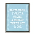 thumbnail image 1 of Stupell Industries Funny Yacht For Christmas Holiday Painting Brown Floater Framed Canvas Art Print Wall Art, 17 x 21, 1 of 10