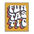 thumbnail image 1 of Stupell Industries Funtastic Groovy Typography Text & Numbers Painting Gray Framed Art Print Wall Art, 11 x 14, 1 of 2
