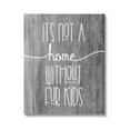 thumbnail image 1 of Stupell Industries Fur Kids Animal Lover Rustic Tree Pattern Graphic Art Gallery Wrapped Canvas Print Wall Art, Design by Daphne Polselli, 1 of 7