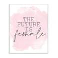 thumbnail image 1 of Stupell Industries Future is Female Phrase Abstract Pink Texture Wall Plaque by Kim Allen, 1 of 5