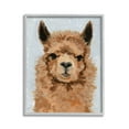 thumbnail image 1 of Stupell Industries Fuzzy Llama Painting Animals & Insects Painting Gray Framed Art Print Wall Art, 11 x 14, 1 of 9