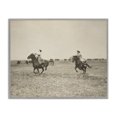 thumbnail image 1 of Stupell Industries Galloping Cowgirl Friends Animals Photography Gray Framed Art Print Wall Art, 20 x 16, 1 of 2