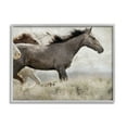 thumbnail image 1 of Stupell Industries Galloping Horse Herd Photography Animals & Insects Photography Gray Framed Art Print Wall Art, 1 of 5