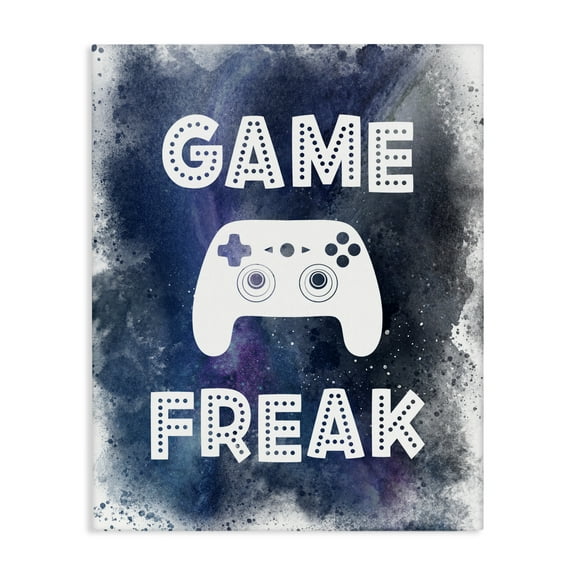 Stupell Industries Game Freak Splash Canvas Wall Art, design by Marcus Prime