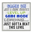 thumbnail image 1 of Stupell Industries Game Mode Phrases Entertainment Painting Gray Framed Art Print Wall Art, 12 x 12, 1 of 2