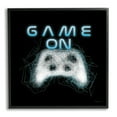 thumbnail image 1 of Stupell Industries Game On Abstract Controller Typography Painting Black Framed Art Print Wall Art, 24 x 24, 1 of 8
