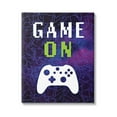 thumbnail image 1 of Stupell Industries Game On Bold Geometric Pattern Gaming Controller Graphic Art Gallery Wrapped Canvas Print Wall Art, Design by Victoria Barnes, 1 of 7