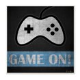 thumbnail image 1 of Stupell Industries Game On Gamer Phrase Retro Distressed Controller Beauty & Fashion Painting Unframed Art Print Wall Art, 12 x 12, 1 of 6