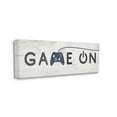 thumbnail image 1 of Stupell Industries Game On Video Gamer Phrase Blue Vintage Controller Beauty & Fashion Painting Gallery Wrapped Canvas Print Wall Art, 17 x 40, 1 of 6