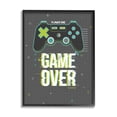 thumbnail image 1 of Stupell Industries Game Over Phrase Video Game Controller Geometric Pattern, 16 x 20, Designed by Angela Nickeas, 1 of 6
