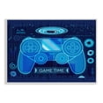 thumbnail image 1 of Stupell Industries Game Time Bold Blue Computer Theme Gaming Controller, 19 x 13, Design by Ziwei Li, 1 of 6
