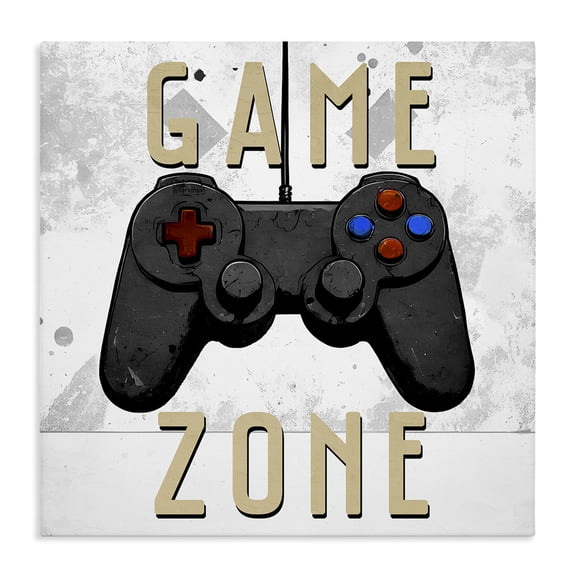 Stupell Industries Game Zone Control Canvas Wall Art, design by Kim Allen