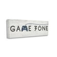 thumbnail image 1 of Stupell Industries Game Zone Video Gamer Phrase Rustic Blue Controller Beauty & Fashion Painting Gallery Wrapped Canvas Print Wall Art, 17 x 40, 1 of 6