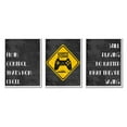 thumbnail image 1 of Stupell Industries Gamer Zone Road Sign Modern Video Game Phrases, 16 x 20, Design by Daphne Polselli, 1 of 5