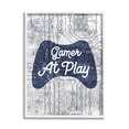 thumbnail image 1 of Stupell Industries Gamer at Play Quote Video Game Technology Boys, 24 x 30,Design by Daphne Polselli, 1 of 7
