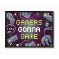 thumbnail image 1 of Stupell Industries Gamers Gonna Game Fun Kid's Video Game Phrase Designed by Arrolynn Weiderhold, 1 of 8