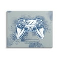 thumbnail image 1 of Stupell Industries Gaming Controller Retro Loading Symbol Blue Speckled , 30 x 24, Design by Ziwei Li, 1 of 7