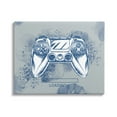 thumbnail image 1 of Stupell Industries Gaming Controller Retro Loading Symbol Blue Speckled , 40 x 30, Design by Ziwei Li, 1 of 5