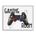 thumbnail image 1 of Stupell Industries Gaming Room Modern Controller Quotes and Sayings Painting Gray Framed Art Print Wall Art, 14 x 11, 1 of 8