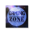 thumbnail image 1 of Stupell Industries Gaming Zone Pixel Sky Phrase Graphic Art Gallery Wrapped Canvas Print Wall Art, Design by Marcus Prime, 1 of 7