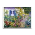 thumbnail image 1 of Stupell Industries Garden Cottage House Landscape Painting White Framed Art Print Wall Art, 20 x 16, 1 of 9
