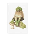thumbnail image 1 of Stupell Industries Bohemian Garden Elf with Frogs Canvas Art, 20 x 30, by Nancy Overton, 1 of 8