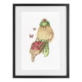 thumbnail image 1 of Stupell Industries Scandinavian Garden Elf with Wheelbarrow Black Framed Print Under Glass, 17 x 23, by Nancy Overton, 1 of 8