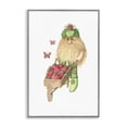 thumbnail image 1 of Stupell Industries Scandinavian Garden Elf with Wheelbarrow Gray Framed Giclee Art, 16 x 24, by Nancy Overton, 1 of 8
