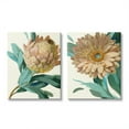thumbnail image 1 of Stupell Industries Garden Flower Details Minimal Green Tan Painting Canvas Wall Art Design by Danhui Nai, 2 Piece, 24" x 30", 1 of 5