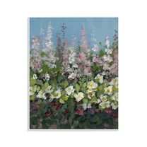 Stupell Industries Garden Glory Purple Flowers Floral & Botanical Painting Unframed Art Print Wall Art, 11 x 14