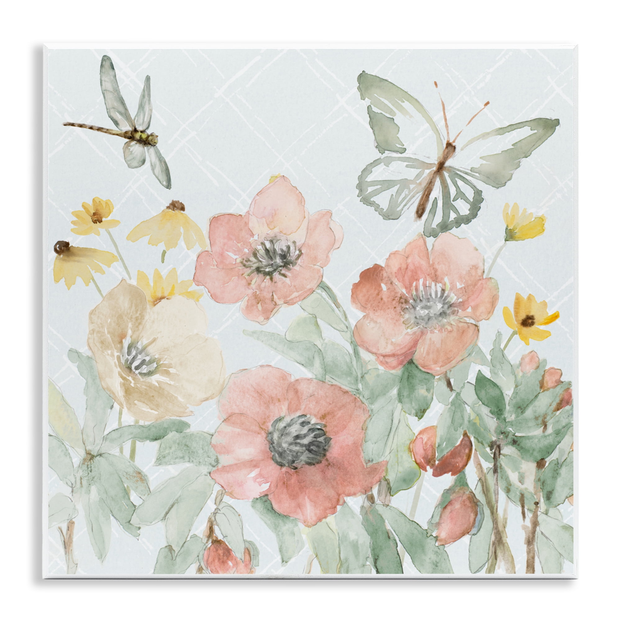 Stupell Industries Garden Joy Butterflies Wall Plaque Art, design by Lanie Loreth