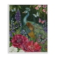 thumbnail image 1 of Stupell Industries Bohemian Garden Motif Peacock White Framed Giclee Art, 24 x 30, by Nicole Tamarin, 1 of 7