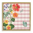 thumbnail image 1 of Stupell Industries Garden Poppies on Gingham Botanical & Floral Painting Gold Floater Framed Canvas Art Print Wall Art, 18 x 18, 1 of 10