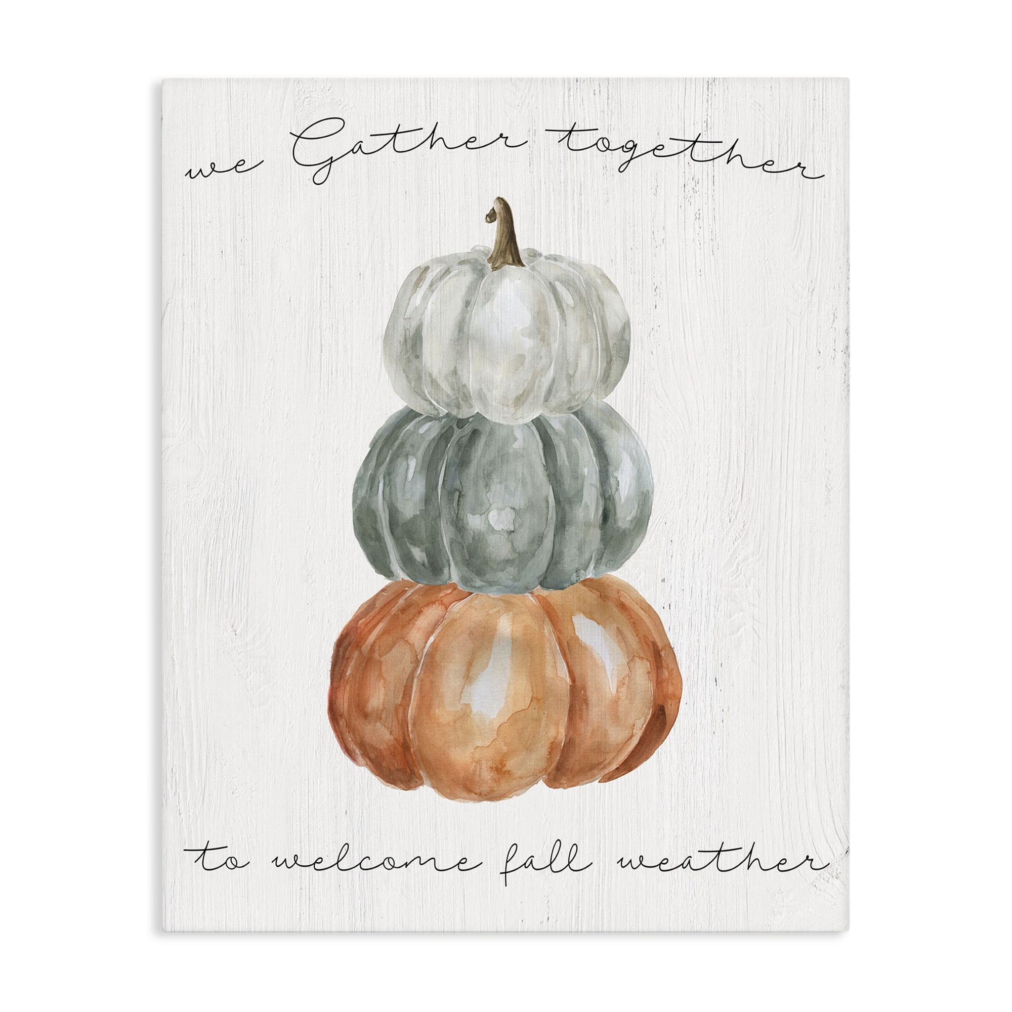 Stupell Industries Gather Together Fall Weather Canvas Wall Art, design by Livi Finn