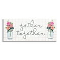 thumbnail image 1 of Stupell Industries Gather Together Jar Floral Bouquet Geometric Kitchen Pattern ,48 x 20, Design by Dogwood Portfolio, 1 of 7