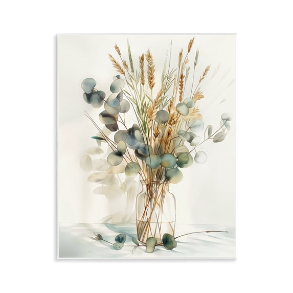 Stupell Industries Gathered Eucalyptus Herbs Plants & Flowers Painting Unframed Art Print Wall Art, 11 x 14