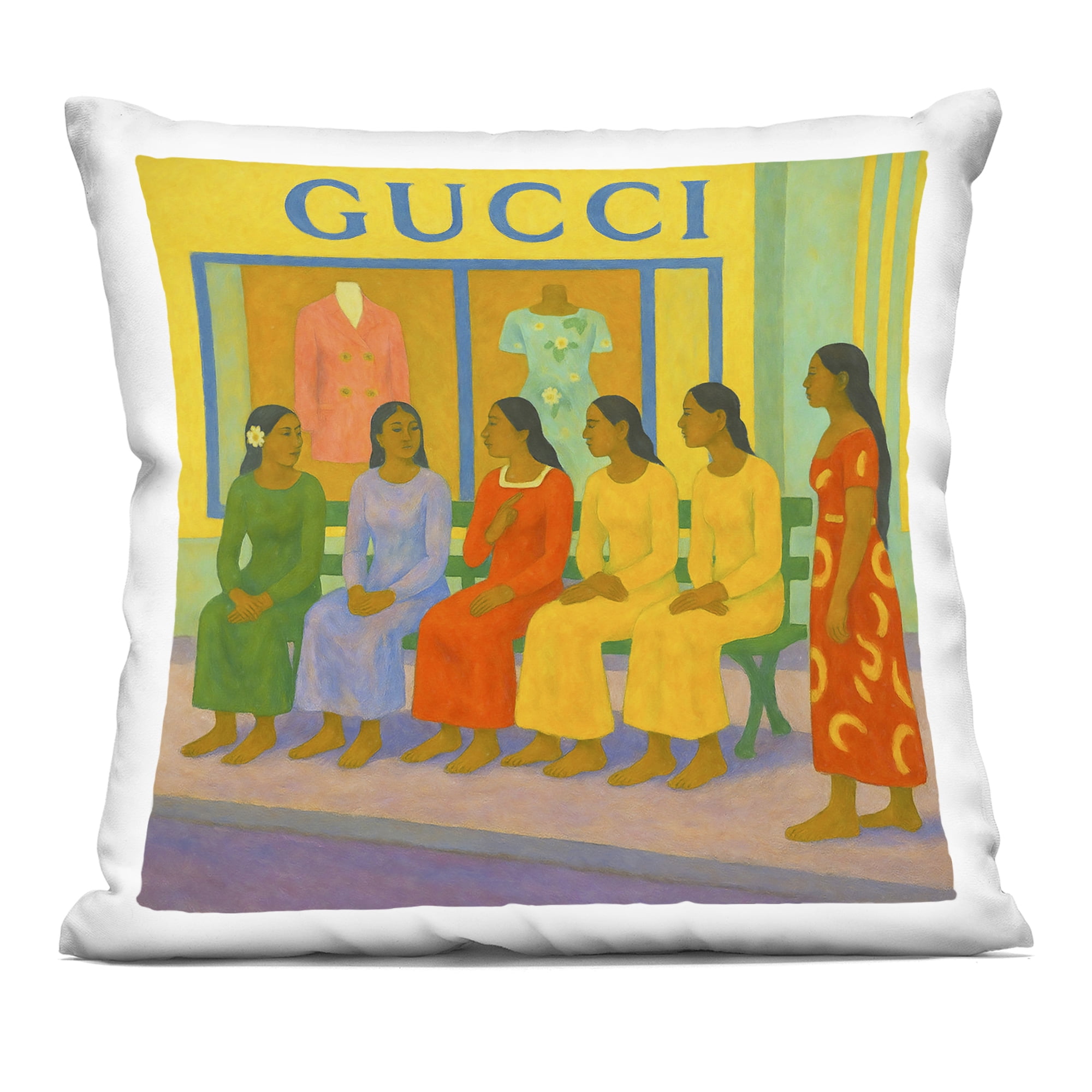 Stupell Industries Gaugin Style Glam Decorative Printed Throw Pillow, design by Grotto Studios