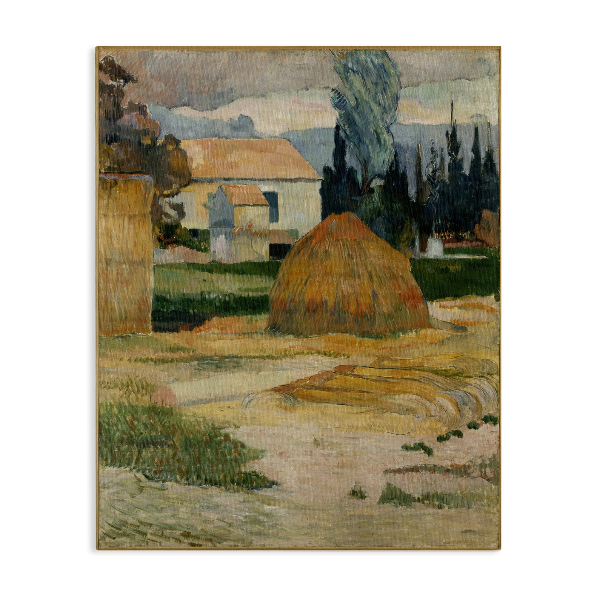Stupell Industries Gauguin Classical Landscape Landscape & Nature Painting Wrapped Canvas Art Print Wall Art, 24 x 30