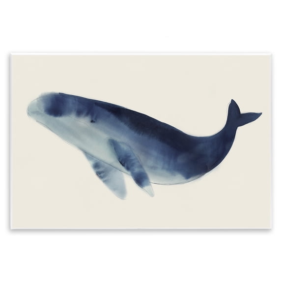 Stupell Industries Gentle Giant Whale Wall Plaque Art design by Lily K., 10 x 15