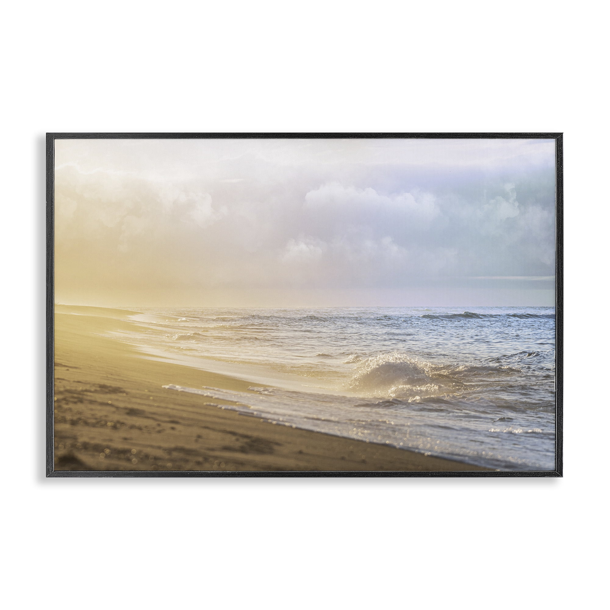 Stupell Industries Gentle Seaside Breeze Black Framed Giclee Art, design by Marcus Prime