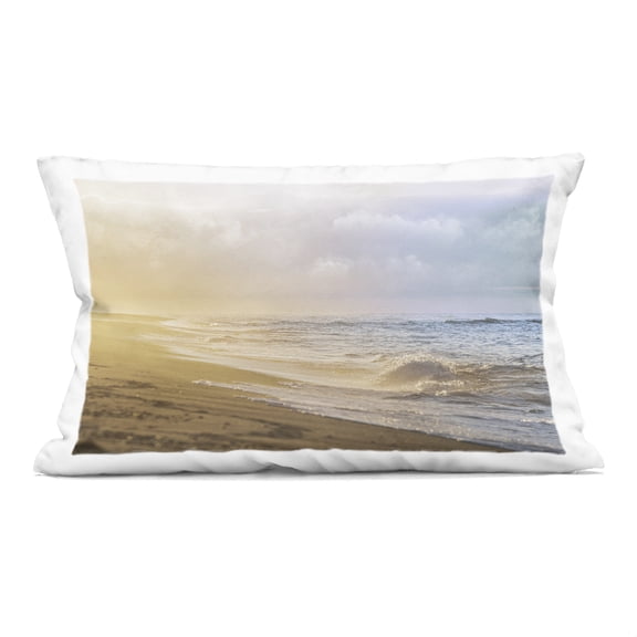 Stupell Industries Gentle Seaside Breeze Decorative Printed Throw Pillow, design by Marcus Prime, 14 x 7 x 20
