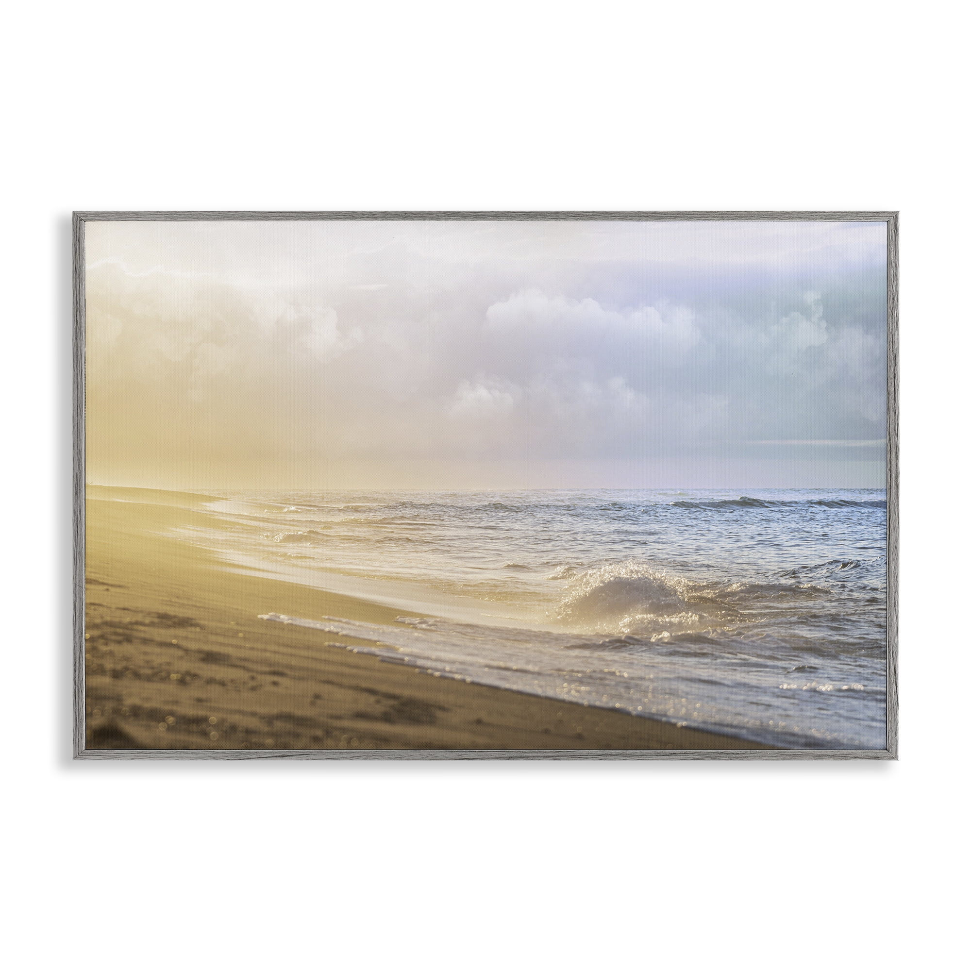 Stupell Industries Gentle Seaside Breeze Gray Framed Giclee Art, design by Marcus Prime