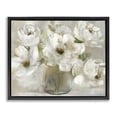thumbnail image 1 of Stupell Industries Traditional Gentle White Petals in Vase Black Floating Frame Canvas Art, 21 x 17, by Nan, 1 of 8