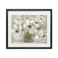 thumbnail image 1 of Stupell Industries Traditional Gentle White Petals in Vase Black Framed Print Under Glass, 16 x 13, by Nan, 1 of 8