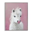 thumbnail image 1 of Stupell Industries Cottage Gentle White Pony Gray Framed Giclee Art, 24 x 30, by The Prints Vibe, 1 of 6