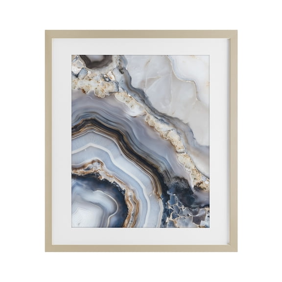 Stupell Industries Geode Gemstone Layers Birch Framed Print Under Glass, design by Svetlana Aleynikova